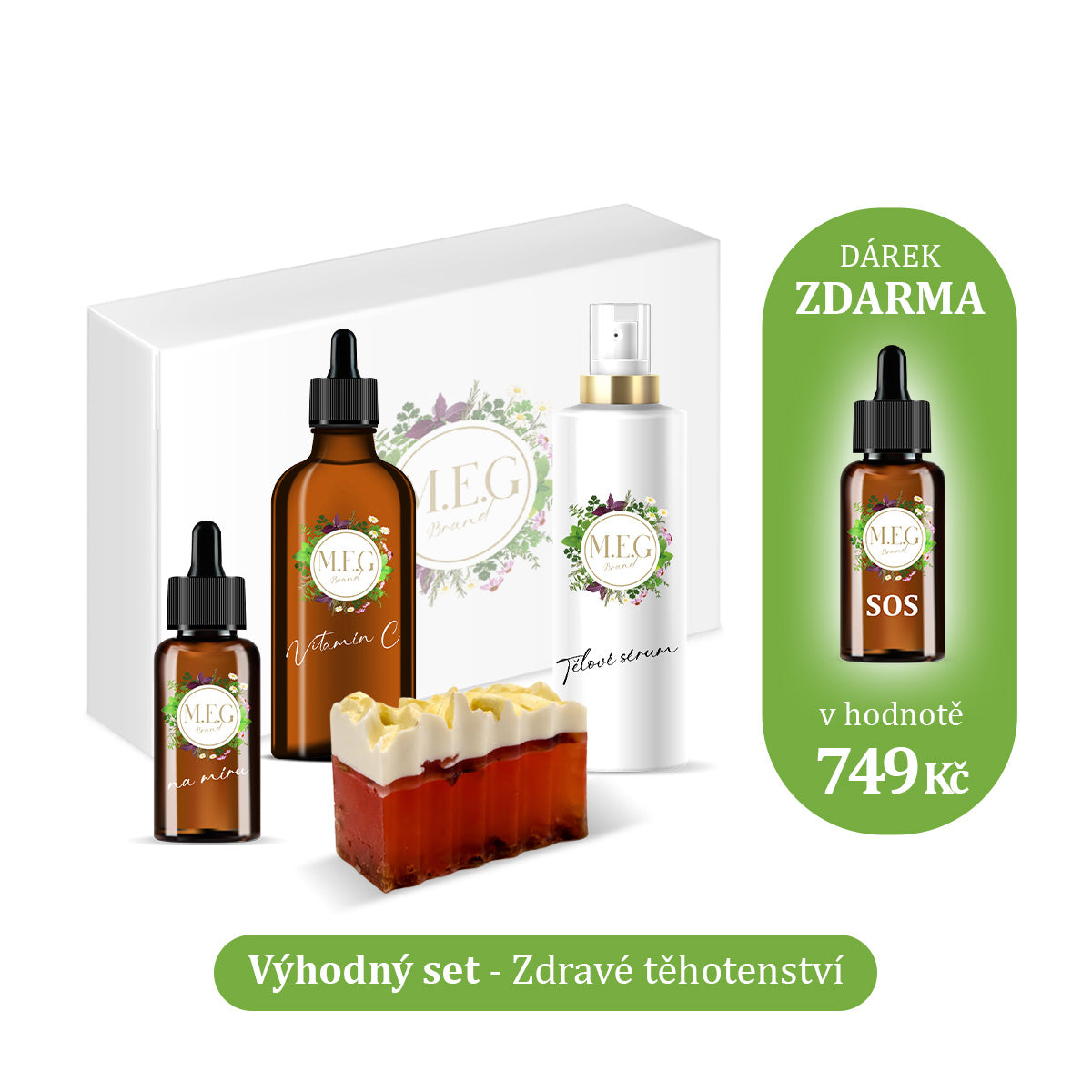 M.E.G Výhodný set - Pro těhulky/zdravé těhotenství