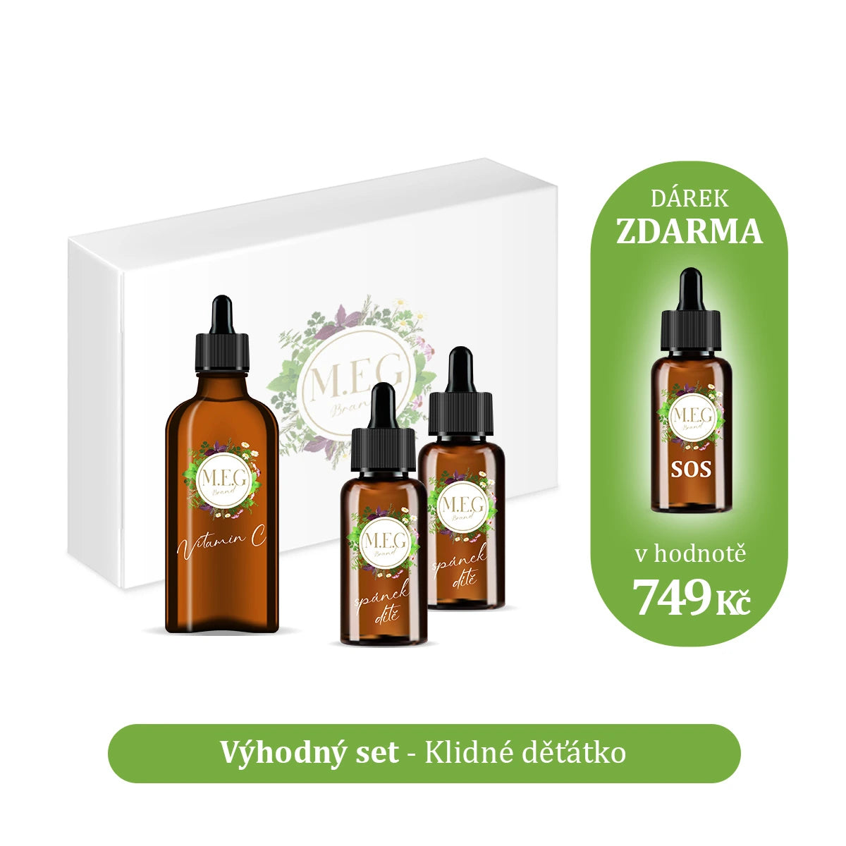 M.E.G Výhodný set - Klidné děťátko