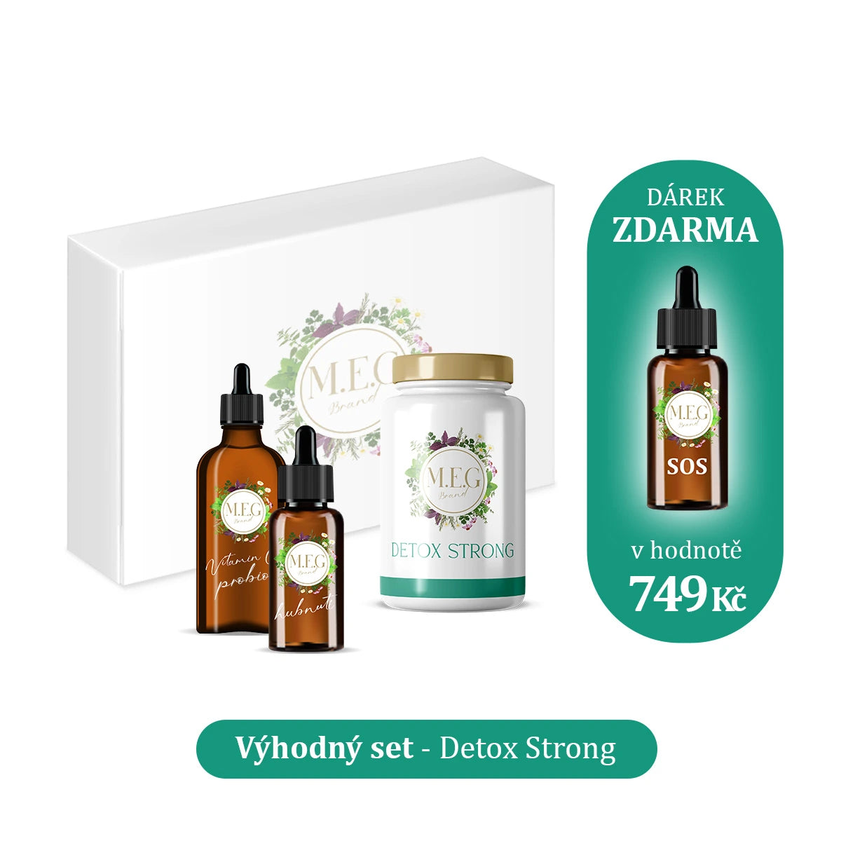 M.E.G Výhodný set - Detox Strong