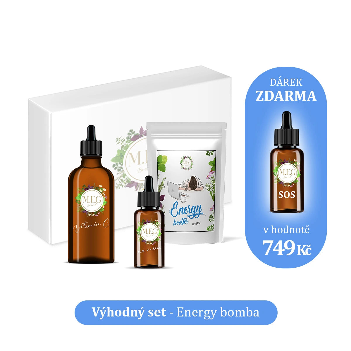 M.E.G Výhodný set - Energy bomba