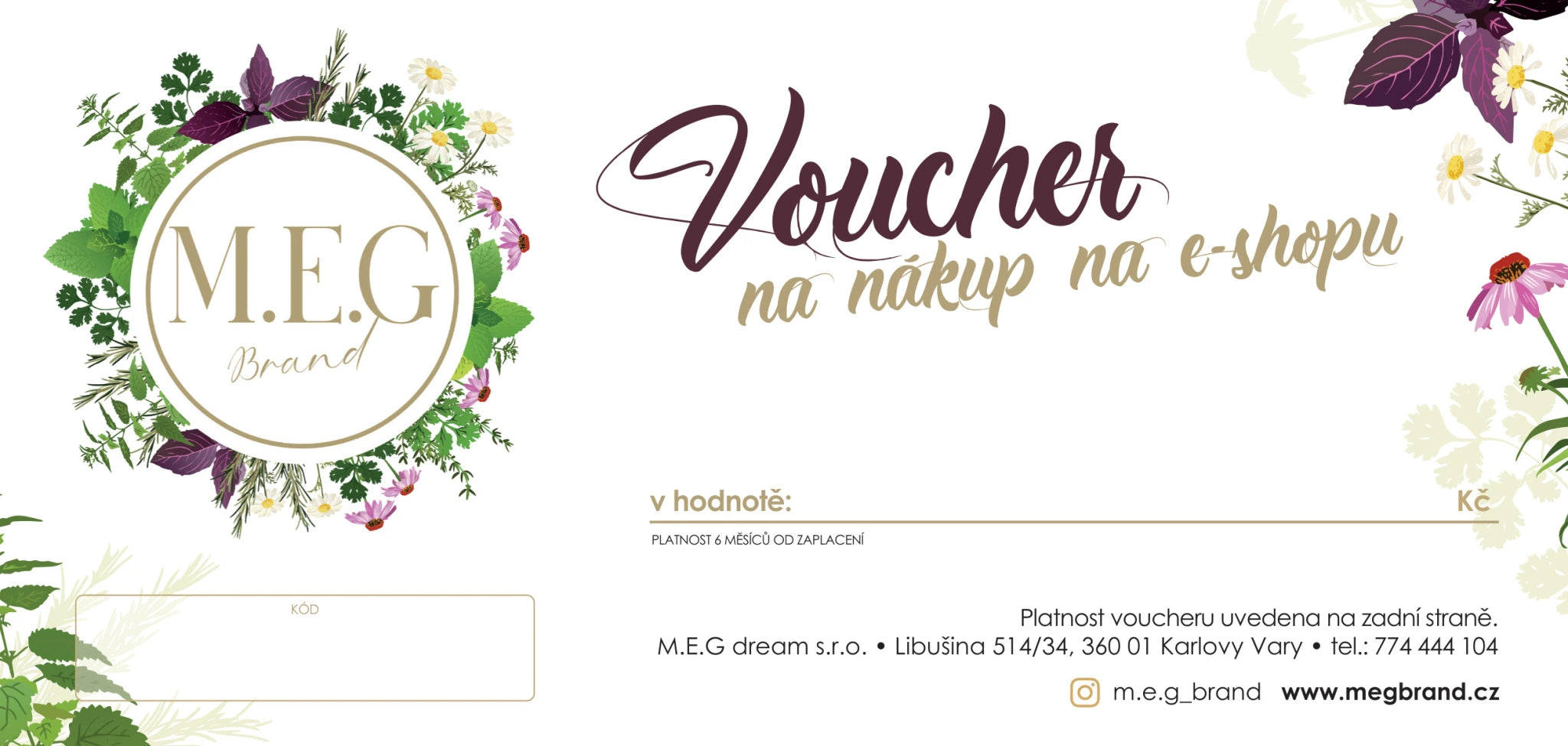 Voucher M.E.G Brand - PDF
